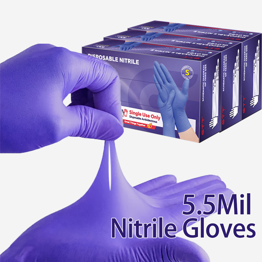 Exam Glove Nitrile - 200PCS Nitrile Gloves Disposable 5Mil Powder