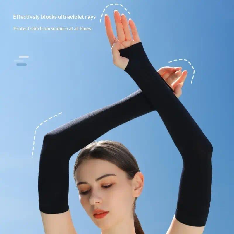 Fingerless Glove Knit - 3 Pairs Ice Sleeves Stylish Simple