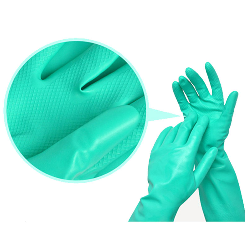 8Pieces/4 Pairs Oil-proof Long - Nitrile Mechanic Glove ulasan dan harga