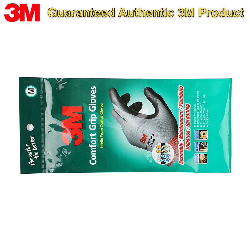 3M Work Gloves Comfort Grip We - Nitrile Mechanic Glove ulasan dan harga