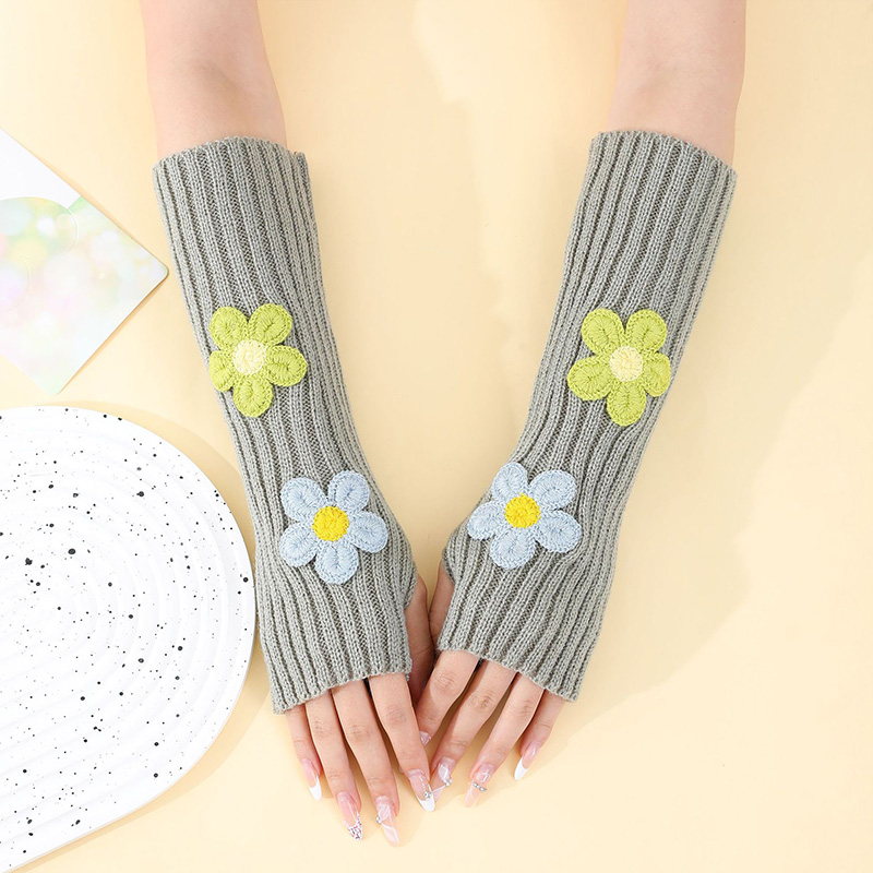 Y2k Accessories Sweet Pink Flo - Fingerless Glove Knit ulasan dan harga