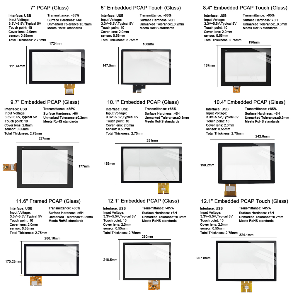 19 Inch PCAP  Screen Industria - Touchscreen Glove Capacitive ulasan dan harga