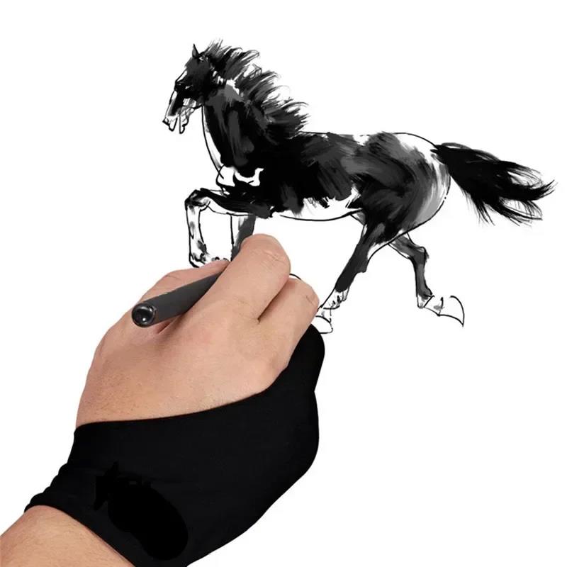 S/M/L Two-Finger Drawing Glove - Touchscreen Glove Capacitive ulasan dan harga