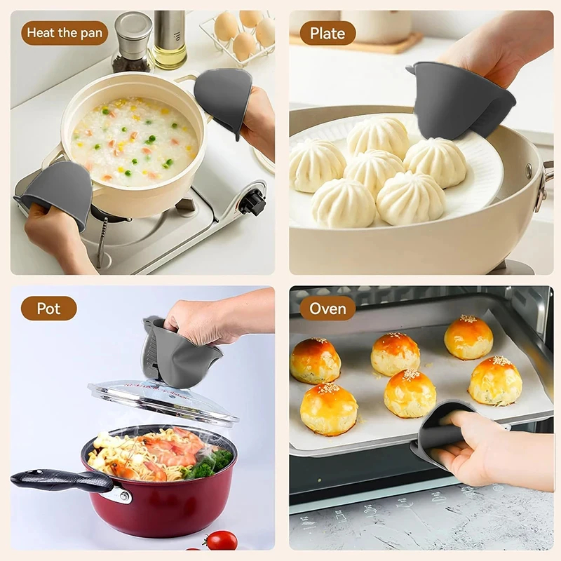 2pcs Mini Oven Gloves Silicone - Oven Mitt Silicone ulasan dan harga