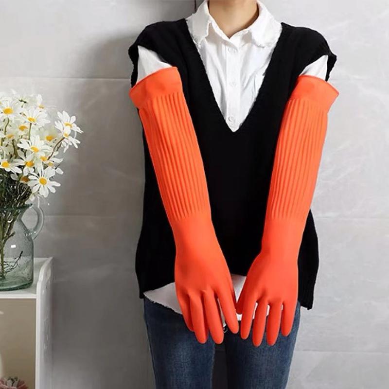 Extra Long Rubber Cleaning Glo - Dish Glove Rubber ulasan dan harga