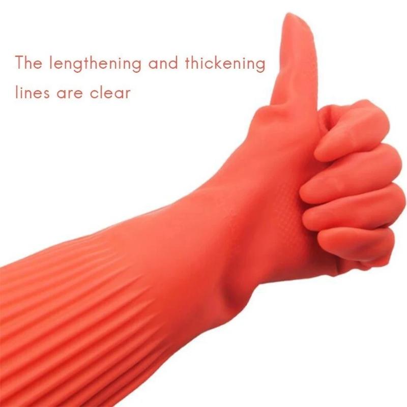 Extra Long Rubber Cleaning Glo - Dish Glove Rubber ulasan dan harga