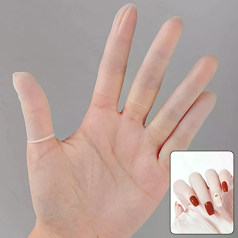 100/200PCS Nail Art Finger Pro - Latex Disposable Glove ulasan dan harga