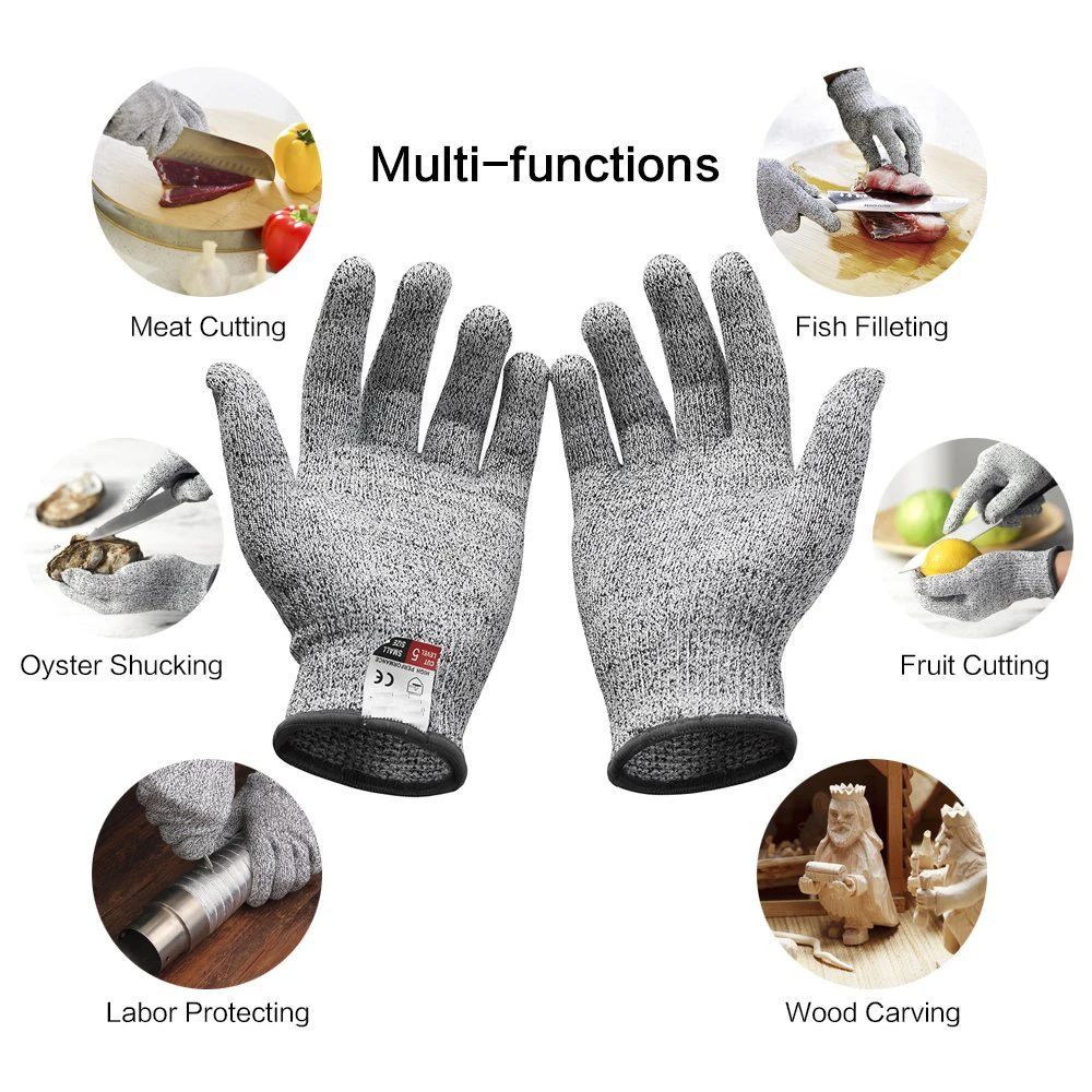 Level 5 HPPE Building Cutting  - Cut Resistant Glove ulasan dan harga