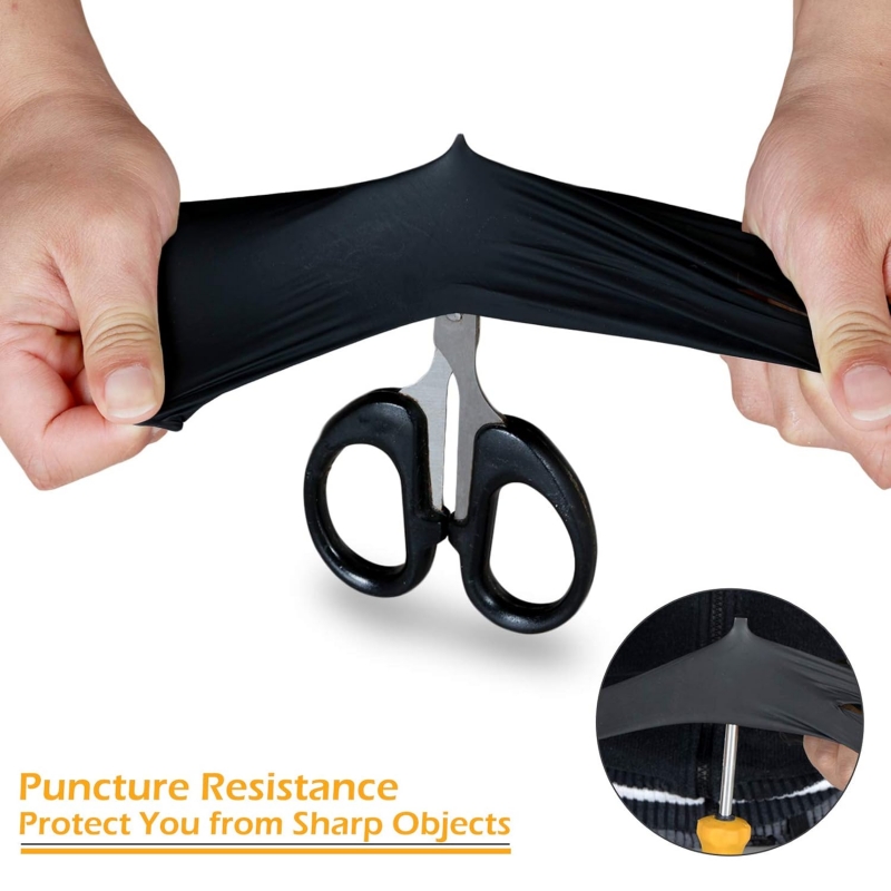 100PCS Black Nitrile Gloves Di - Latex Disposable Glove ulasan dan harga